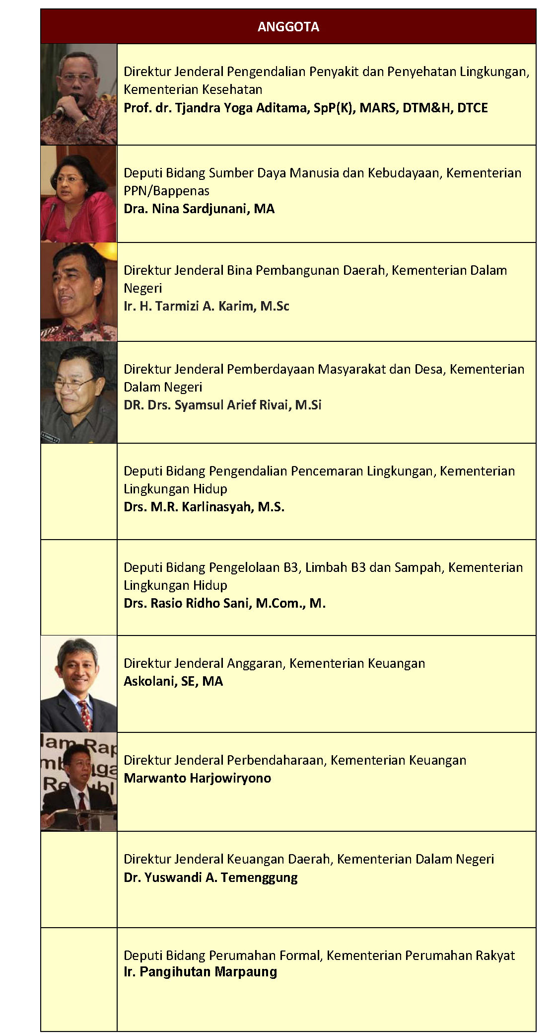 Tim Pengarah Pembangunan Air Minum dan Sanitasi